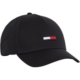 Tommy Jeans Unisex Tju Flag Cap Cap, Black 660-910, One Size