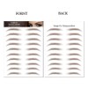 6 Sheets 54 Pairs 4D Hair-Like Waterproof Eyebrow Tattoos Stickers