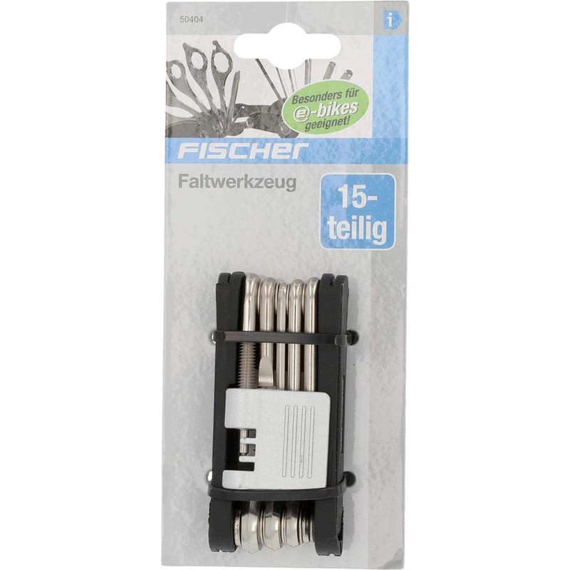 FISCHER 50405 Multifunctional Tool E-Bike 15 Pieces | Multitool |