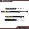 Amavoler 2pcs Lift Support Trunk Struts Gas Springs Aftermarket Replacement