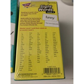 TREND enterprises Sight Words Level 1 Skill Drill Flash Cards - New