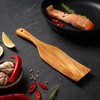 Fiodio Home Teak Wooden Spatula, Spoons & Spurtle for Cooking