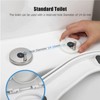 Upgrade Toilet Seat Fixings Quick Release, Ancable Universal Toilet Seat