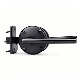 Gate Latch for Wooden Fence Double Side Gate Latch Heavy Duty Swinging Door Latch Gate Hardware for Outdoor Fence, Wooden Gates, Pool Gate, Backyard, Gardens（ R）