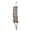 A & E Cages Natural Wood Rope Ladder Large