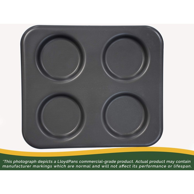 Lloyd Pans Kitchenware 4-Cavity Round Egg Pan 9.5 Inch by
