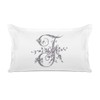 Di Lewis Pillowcase - Vintage French Monogram Letter F Pillow