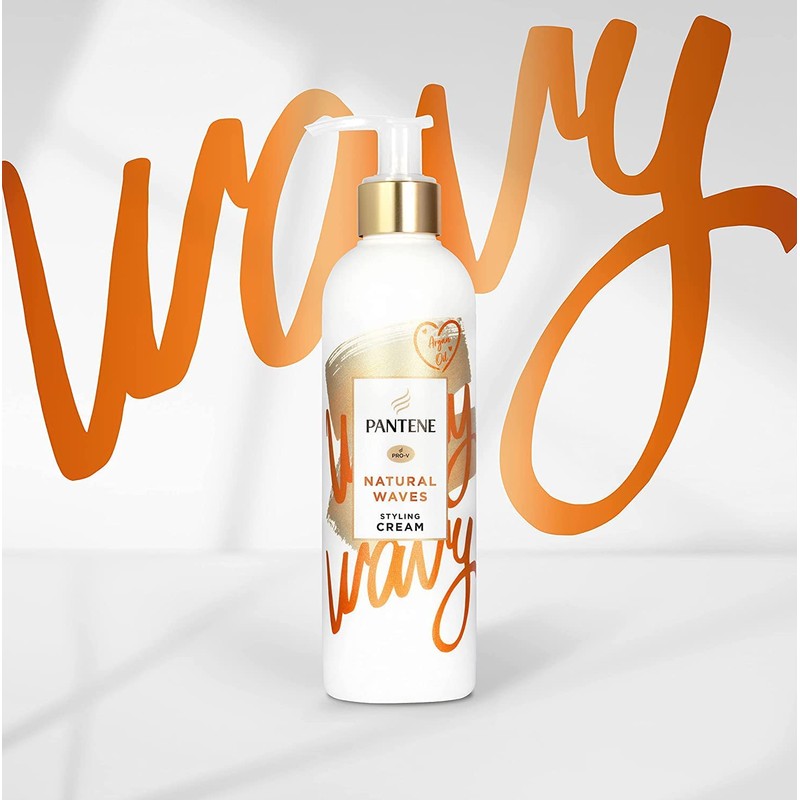 Pantene Pro-V Natural Waves Nourishing Styling Hair Cream with Argan