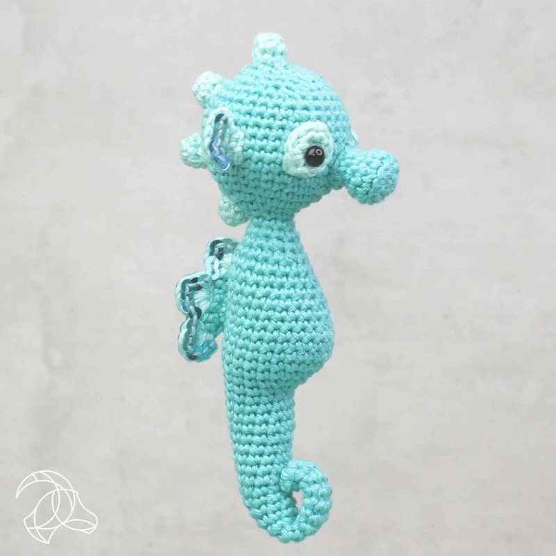 Hardicraft HC-40CK55 Molly the Seahorse Crochet Pack, Cotton, Sea Blue,