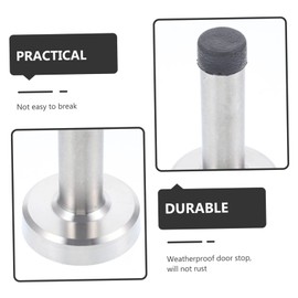 STOBOK Floor Door Stopper Wall-Mounted Floor-Mounted Design Weatherproof Door Stopper Top for Noise Reduction Wall for Home Office Use