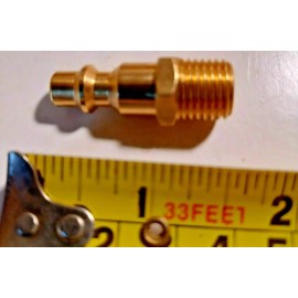 ITT BRASS 1/4" HOSE COUPLING MALE 2 pc. QUICK CONNECT