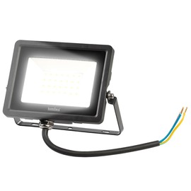 Luminea LED Floodlight: Mini LED Floodlight, 20 W, 2000 lm, IP65, 4000 K, Daylight White (LED Spotlight Outdoor, LED Spotlight Workshop)