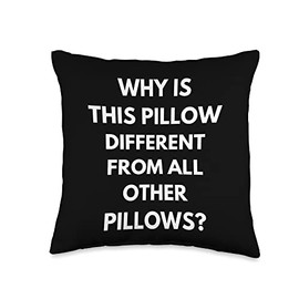 Funny Passover, Jewish Holiday, Four Questions, Seder Throw Pillow