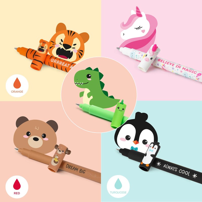 LEGAMI Pen Set 13 Erasable Gel Pens with FREE Sturdy