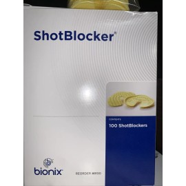 Bionix ShotBlocker 100 Pack, Bionix Reorder #8100 New In The Box.