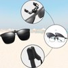 Babbblisio Clip on Sunglasses clip on sunglasses mens Flip up