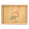 Bamboo Woven Jewelry Display Tray Vintage Necklace Bracelet Earrings Holder