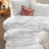 Bedsure Striped Tufted Duvet Cover Queen - Shabby Chic Duvet