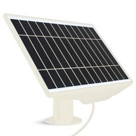 Leaf 10 8W Solar Panel for Ring Stick Up Cam, Stick Up Cam Pro, Spotlight Cam Plus, Spotlight Cam Pro - White