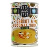 Free & Easy Organic Carrot & Coconut Soup 400g - Pack of 4