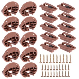 10PCS Drawer Slide Track Guide Glide for kenlin for Rite Trak 2 for Center Mount Drawer for Dressers, for Hutches and for Nightstand Drawer