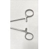 Perfect Health Supplies Foerster Sponge Forceps, 9-1/2” Curved Serrated Jaws,