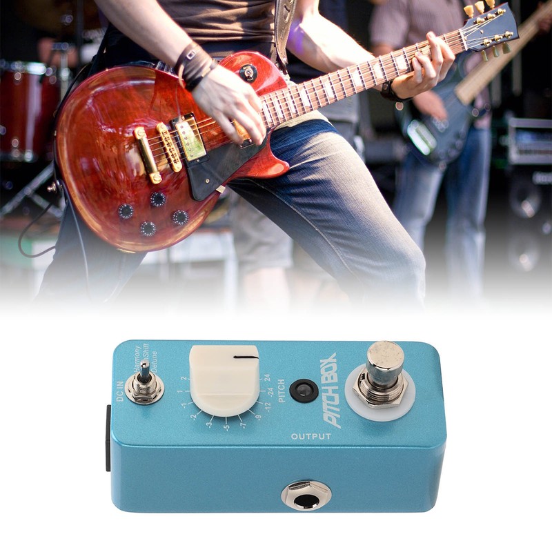 Guitar Pitch Shifts Pedal Metal Blue Reverb Effect Pedals with