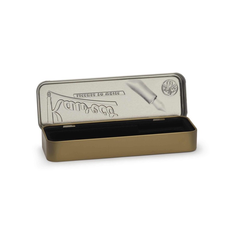Kaweco Tin Tin Pen Case Nostalgic Long Gold