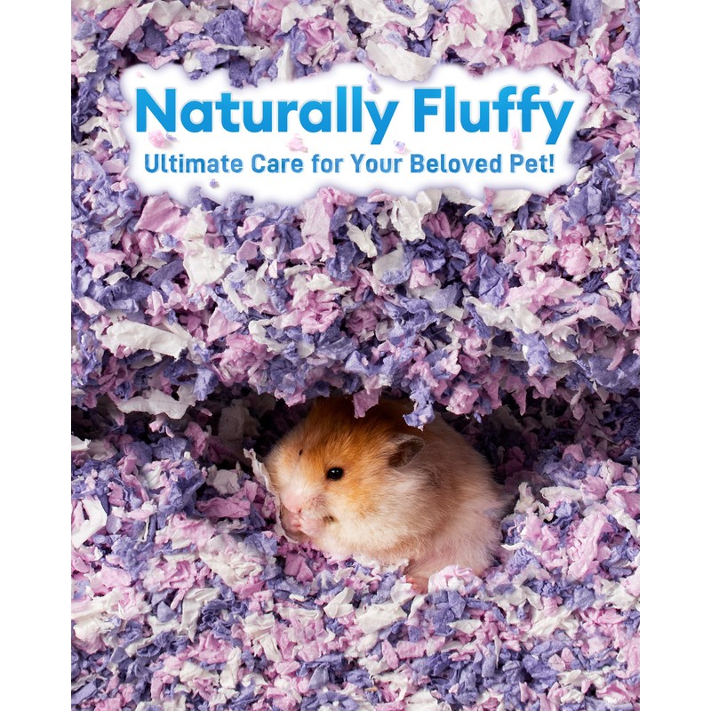 BUCATSTATE Hamster Bedding 70L, 99% Dust-Free Guinea Pig Paper Bedding