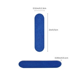 HUIANER 300 Pack Mini Nail File Bulk(180/240 Grit), Disposable Nail Files Double Sided Emery Boards Home or Professional Manicure Tools(Blue and Pink)