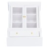 1: 12 Dollhouse Furnitures Miniature Wood Simulation Cabinet Bookcase Bookshelf