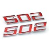 BBRP NEW 502 Front Fender Emblem Set Red Trim /