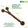 ECOMFY Strong Dog Wood Eco chew toys for Dogs, Twister