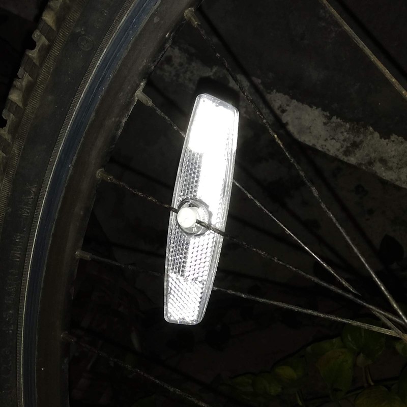 JIS Standard Bicycle Universal Safety Warning Wheel Reflector 4.5 x