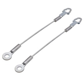 BOLEWIN 2 Pcs 7081445 7081215 Tailgate Support Cable Tailgate Cable for Polaris Ranger 500 700 800 900D