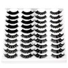Pooplunch False Eyelashes 20 Pairs Fluffy Volume Cat Eye Lash