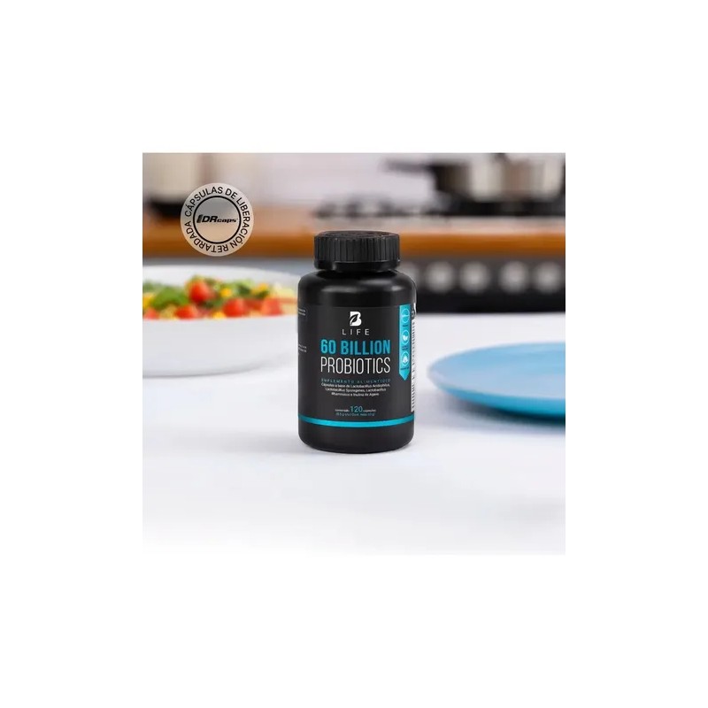 Suplemento Alimenticio 60 Billion Probiotics 60g B Life