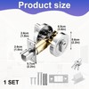 1Pcs Locks Internal, Lock for Bedroom Door, Zinc Alloy Locks