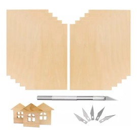 Diy Artesanal Láminas De Madera De Balsa Placa De Madera