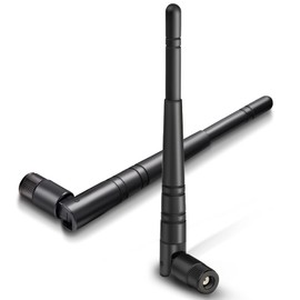 Eightwood WLAN Antenne 2.4G Antenne 5dBi Kipp-und-Schwenkbar RP SMA WLAN Antenne 2 Stücke für WiFi Card WLAN PCI Karten Wirelesse Router Bluetooth ZigBee MEHRWEG
