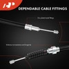 A-Premium Rear Driver and Passenger Side Parking Brake Cable Assembly
