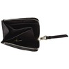 Soratina Italian Leather Compact Wallet Smart Wallet, Black