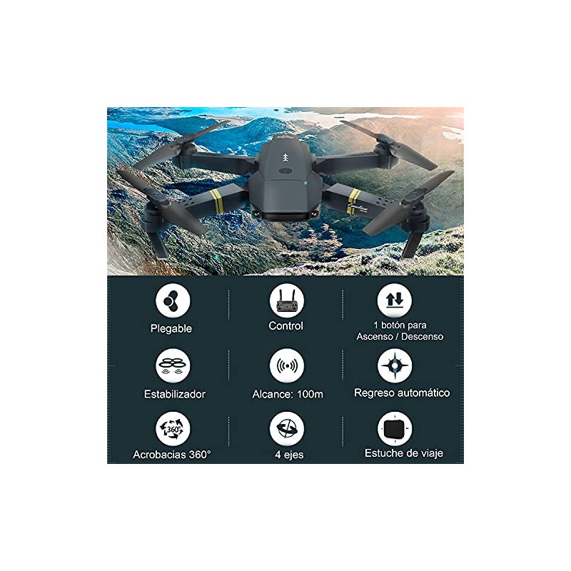 VAK - DRONE K3 HOVER ACROBACIAS 6 EJES 360 FOLDABLE