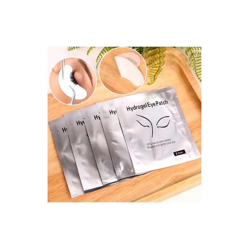 Parches De Gel Extensiones Pestañas Aloevitamina C 50piezas