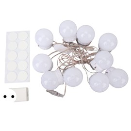 LED Vanity Mirror Light 3 Color Adjustable Brightness Vanity Makeup Light 100‑240V for Bathroom EU Plug