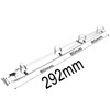 Julyun 2Pcs A4 Size Ring Binder Mechanism Replacement Kit,4 O
