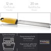 Winzbacher® Premium Zester, Parmesan/Lemon/Nutmeg/Ginger Grater and Much More, Razor-Sharp Stainless