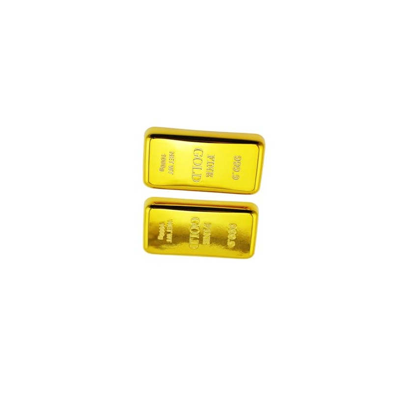 speed mao replica gold bar bullion paperweight paperweight 2 pack