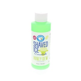 Honey Dew Shaved Ice and Snow Cone Flavor Concentrate 4 Fl Ounce Size