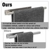 MIROAMZ 15inch Self Adhesive Hand Towel Holder/Bar, Stainless Steel Rustproof